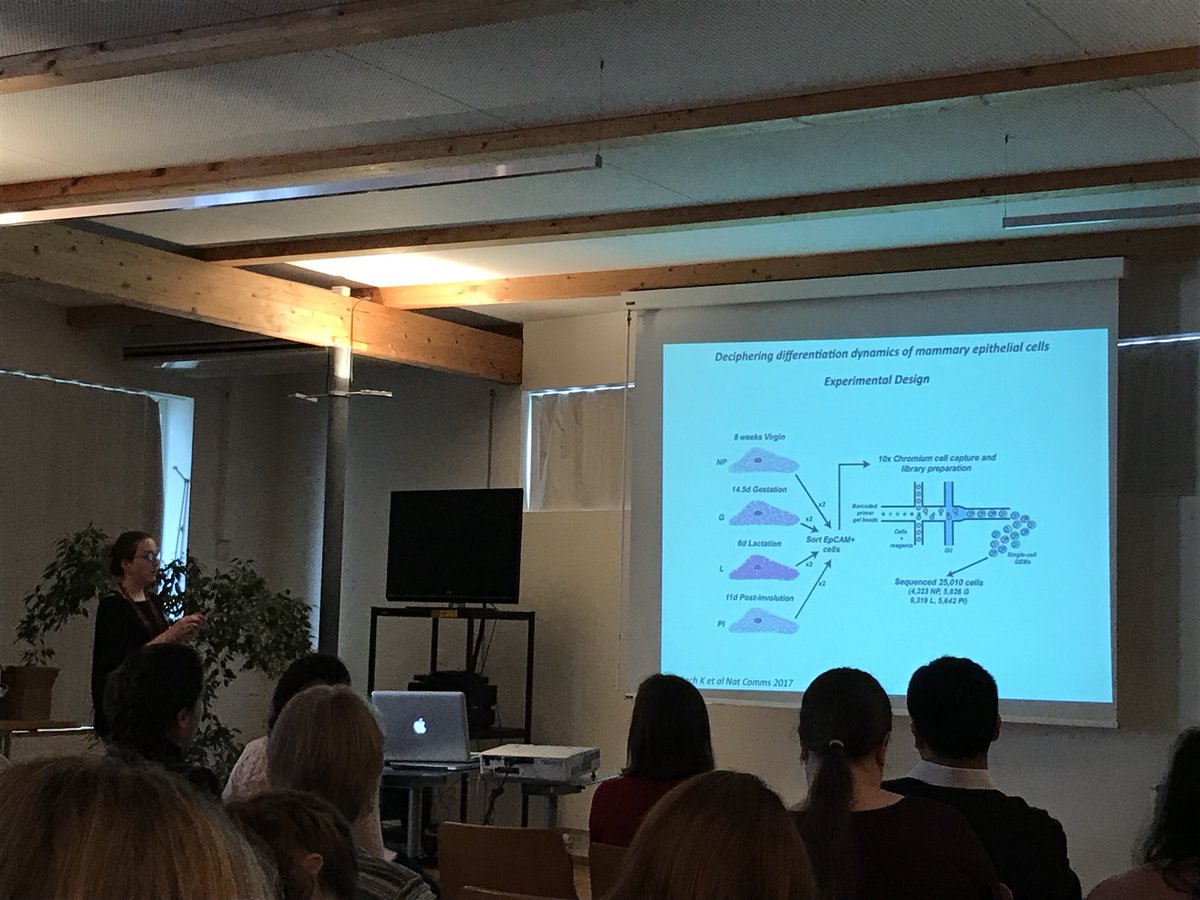 Thompson_J_A's tweet photo. Proud of our colleague Dr Sara Pensa for winning best presentation at @enbdc in Switzerland. Great presentation. @WTKLAB #ENBDC https://t.co/H6oSTin2Pm