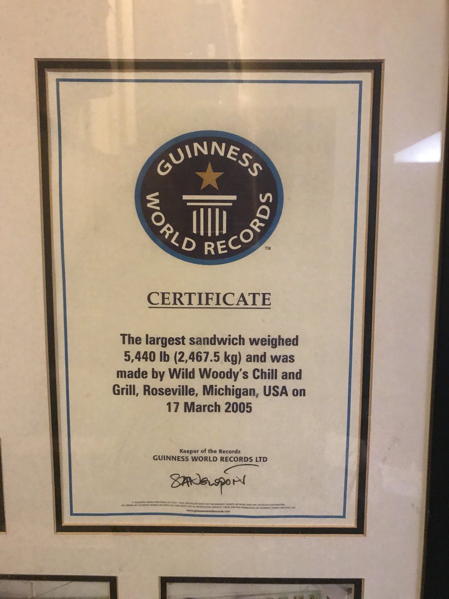 ckinfla's tweet image. Hey @charlielangton @FOX2News ! Speaking of #corned beef I hv a #GuinnessWorldRecord for helping build the World’s Largest Corned Beef Sammich on #StPatricksDay 2005! #detroitpride ☘️ Man, that was a great day!