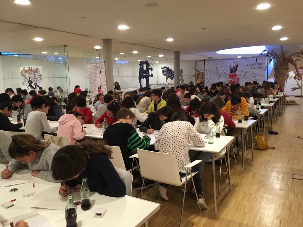GraceMigse's tweet photo. 58 edición del Concurso de Jóvenes Talentos de Relato Corto de Coca Cola @CocaCola_es #concursojovenestalentosderelatocorto #cocacola #cjt https://t.co/XQzmbJzyBe