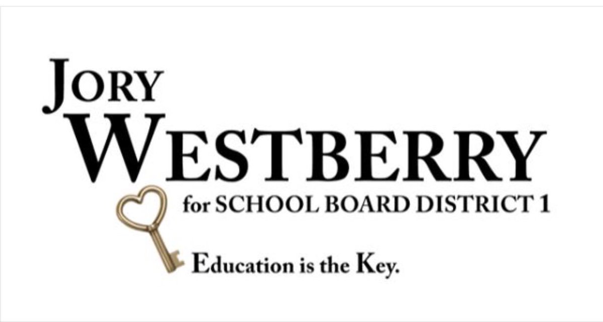 Vote for Jory Westberry <a href="/VoteWestberry/">Jory Westberry</a> for CCPS School Board District 1!!