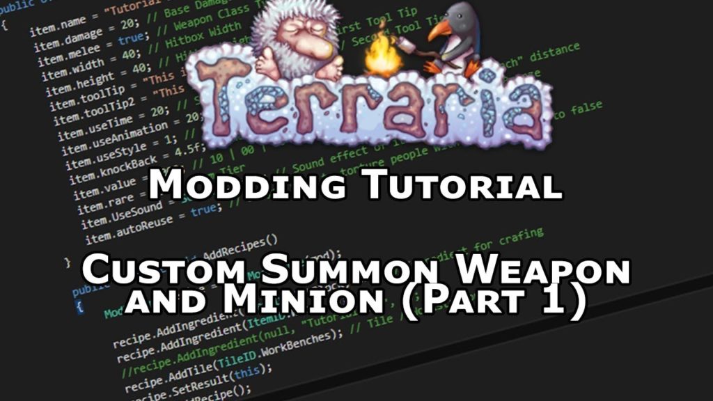 moddtutorials's tweet image. #Terraria Modding Tutorial - Custom Summon Weapon and Minion ... - #C #CProgrammingTerraria #CreatingATerrariaMod #HowToCreateATerrariaMod #HowToStartModdingInTerraria #SettingUpTModLoader #TerrariaCustomMinion #TerrariaCustomMod #TerrariaCustomSummon - moddingtutorials.com/terraria-moddi…