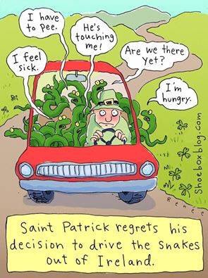 I feel this on a deeply personal level 🐍🍀 #StPatricksDay2018