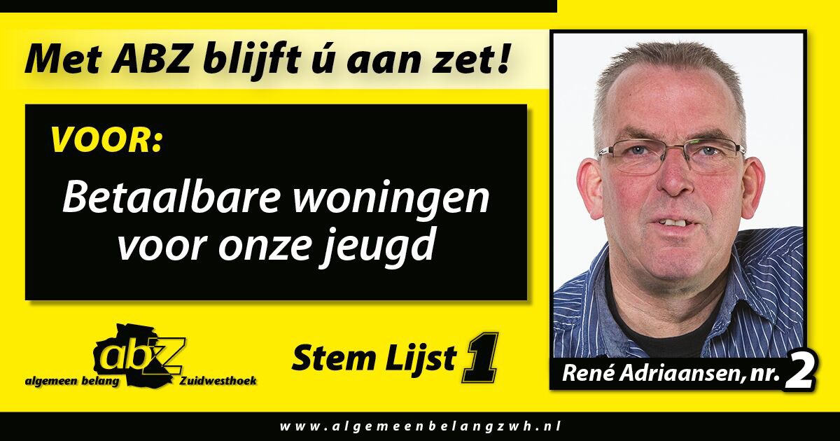 Ivarbrouwer's tweet photo. De jeugd is de toekomst! Stem René Adriaansen op 21 maart, lijst 1 nr 2!! https://t.co/an9J6Htngp