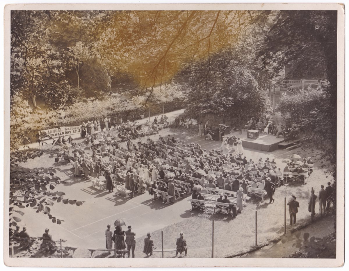 chiollagh's tweet photo. Ennysagh Mona performed in Laxey Glen Gardens (1936) https://t.co/653okYPCPC
