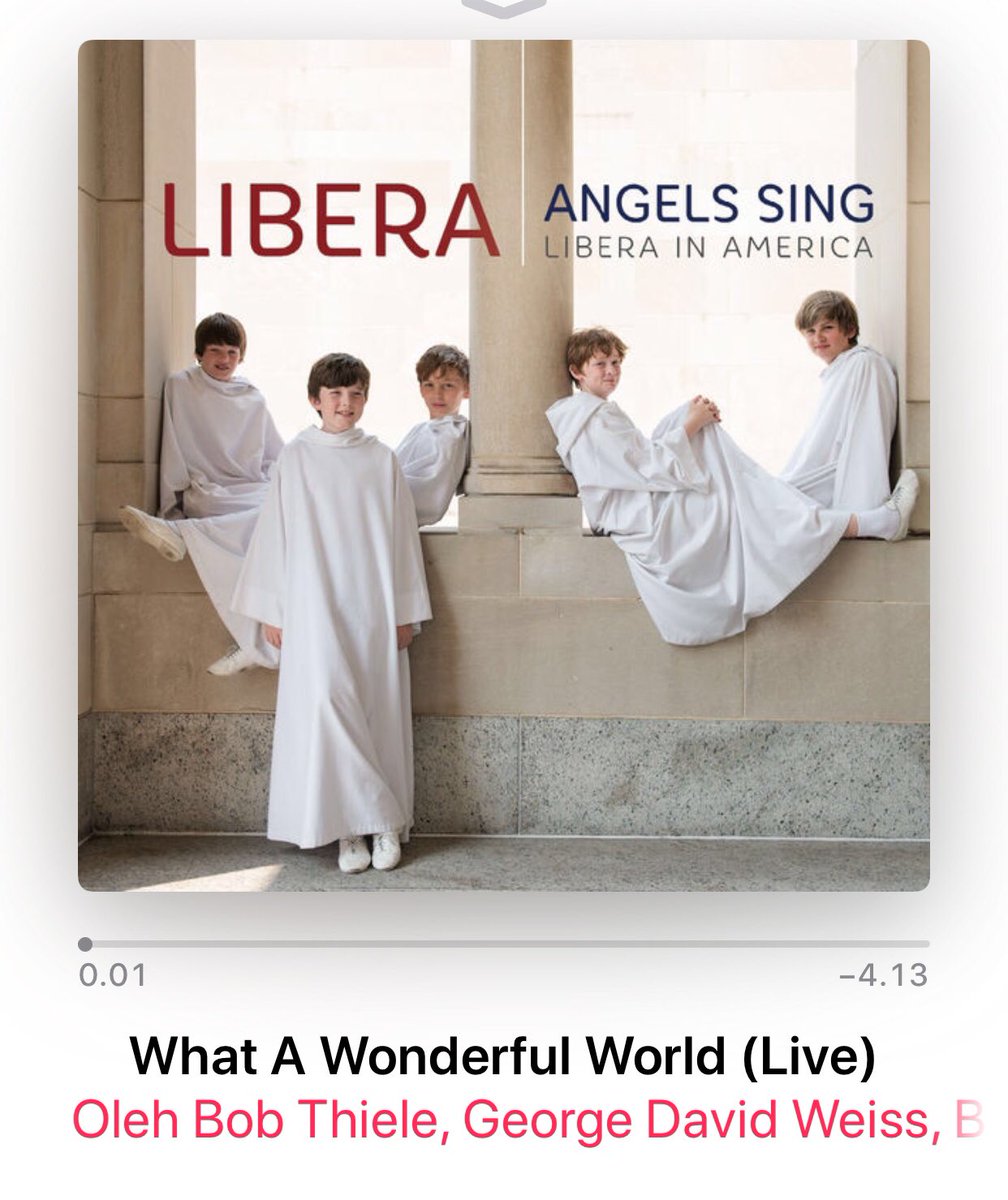 libera_lisa's tweet photo. Libera: What A WonderfulWorld
Isaac London
https://t.co/Z6kjpABPIA
#LiberaBoysChoir #AngelSingLiberaInAmerica #WhatAWonderfulWorld #IsaacLondon #IndonesiaLoveLibera #IndonesiaSupportLibera https://t.co/WxsAguc7kc