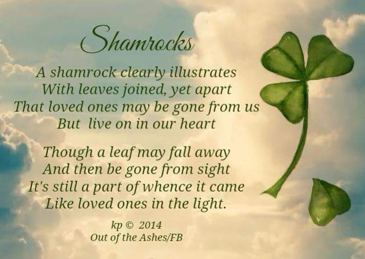 OutOfTheAshes07's tweet photo. Shamrocks
By KellyAPolley
#MissingLovedOnes #StPatricksDay #StPatricksDay2018 #Shamrocks #Heaven https://t.co/6u7DZ728La
