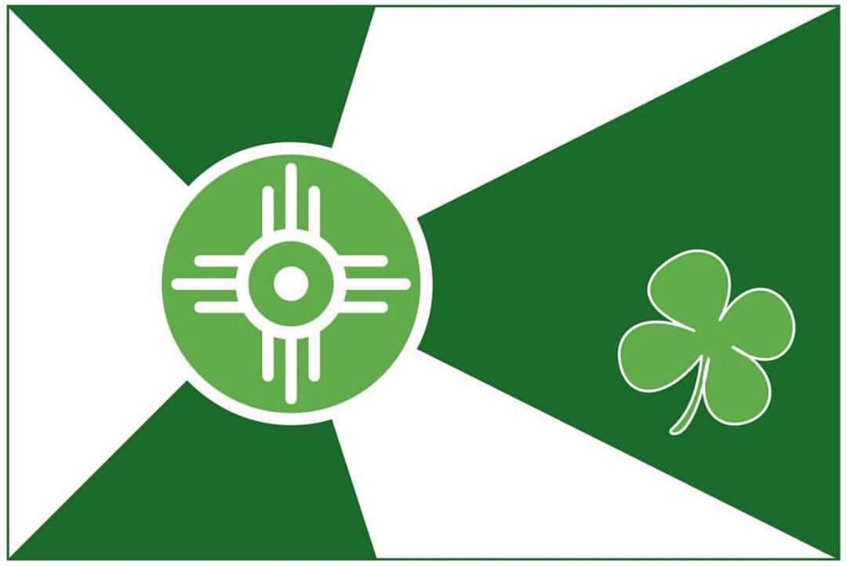 WichitaFlag's tweet image. Feeling super lucky to get to call Wichita home! #wichitaflag #ilovewichita #stpatricksday 🍀🍀