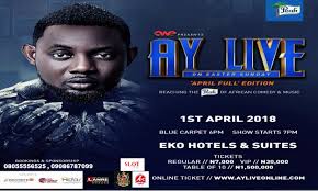 EventTickets_NG's tweet image. It's AY Live (Generations Of Laughter) on Easter Sunday... more info at 
eventtickets.com.ng