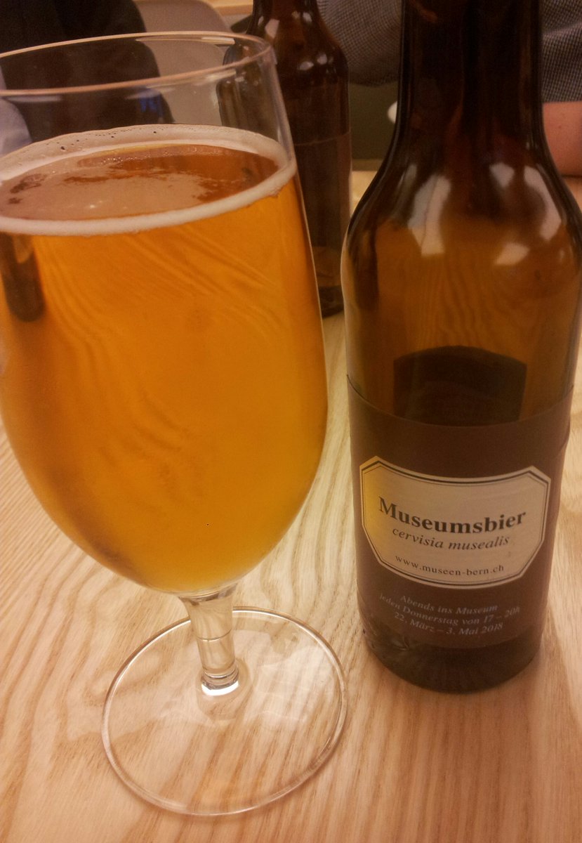 th_schmid's tweet photo. nachtrag zur #museumsnachtbern: empfehlenswertes #museumsbier, u.a. @AlpinesMuseum @KunstmuseumBern @mfk_bern @NMBern https://t.co/UOvzpKIuHe @BaernerBier #foundlatin https://t.co/24MpAtqaxl