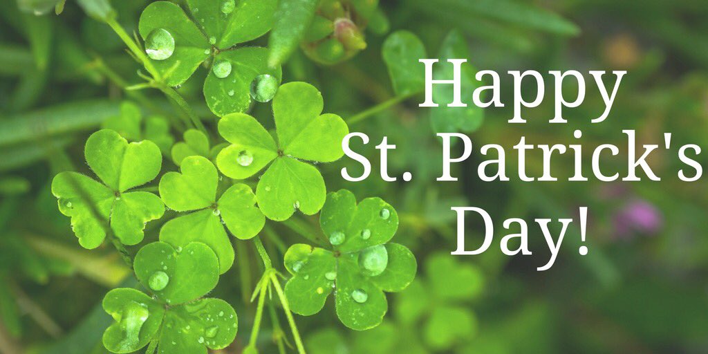 Did you know that the national flower of Ireland is the shamrock? Happy St. Patrick’s Day! ☘️ #StPatricksDay2018 
#HappyStPatricksDay