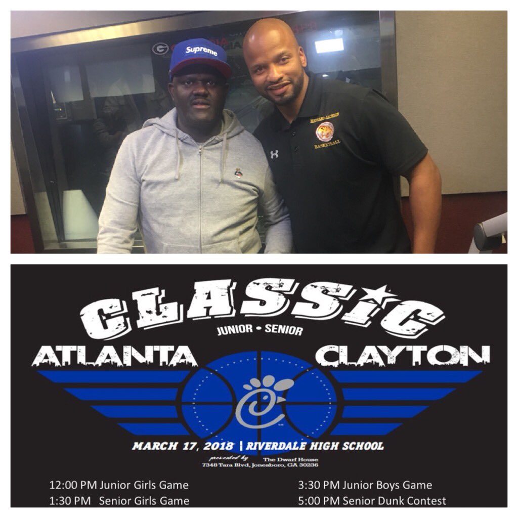 A Big Thanks <a href="/V103Atlanta/">The People's Station</a>   <a href="/DjGregStreet/">djgregstreet</a> for promoting the APS vs. Clayton Co. All-Star Game 2day with APS All-Star players &amp; coaches.