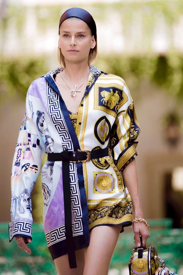 versace style shirt dress