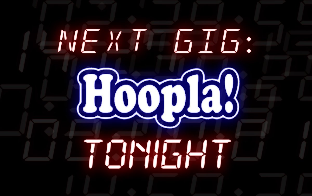 6:15PM TONIGHT! <a href="/hooplaimpro/">Hoopla Impro</a> has a wicked show and T-Minus is performing at the Pre-Party! Come join us!