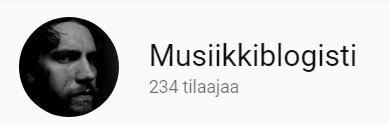MusicBlogist's tweet photo. Enää 1000 tilaajaa Youtubessa niin on 1234 kasassa. ;) https://t.co/KOSpsrqn3x