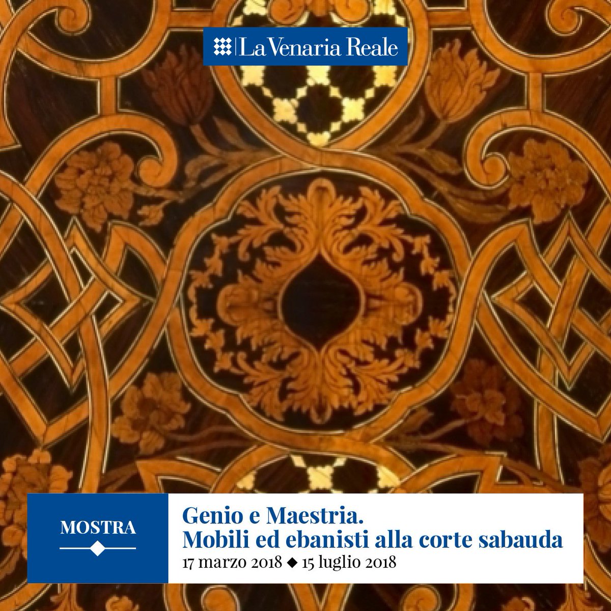 LaVenariaReale's tweet photo. Inaugura oggi la mostra “Genio e Maestria. Mobili ed ebanisti alla corte sabauda tra Settecento e Ottocento”, un’occasione unica per scoprire mobili d’arte realizzati dai maggiori ebanisti dell’epoca! 

Scopri di più > https://t.co/Sp86WNBG4V
#ReggiadiVenaria  #FateviRapire https://t.co/C0e41WxsHb