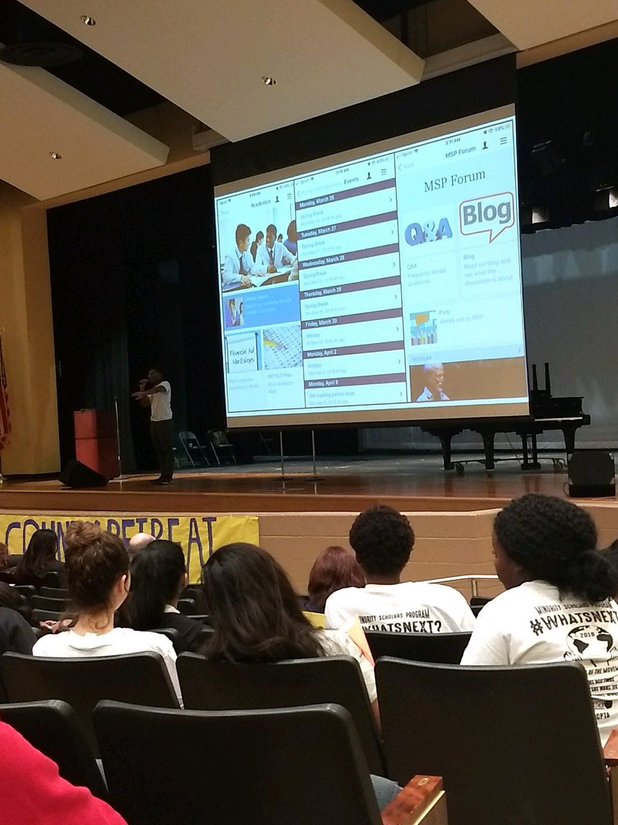 PCPatPrice's tweet photo. Minority Scholars Retreat at Gaithersburg HS. #MinorityScholarsProgram  #parentscouncilmd. #actsomoco https://t.co/F7jFX92XX8
