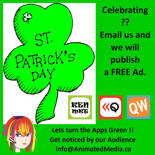 Happy #StPatricksDay2018  #QueenWest !!  #LocalEvents are in the #MobileApp.  Find out the local special events.   Select additional Neighbourhoods in <a href="/WestQueenWest/">WQW</a>  <a href="/KensingtonMkt/">Kensington Market</a> for more (GRIN)