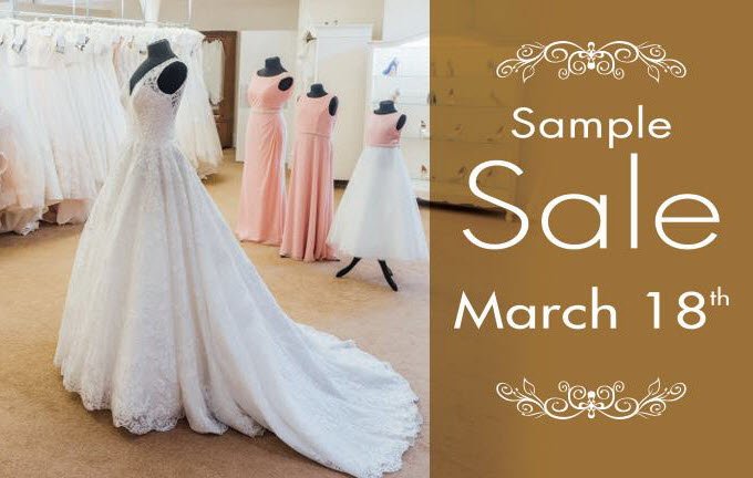 Our Sample Sale is tomorrow, will we see you there? bit.ly/2IeuppR  #bridalsale #eastlothian #salee