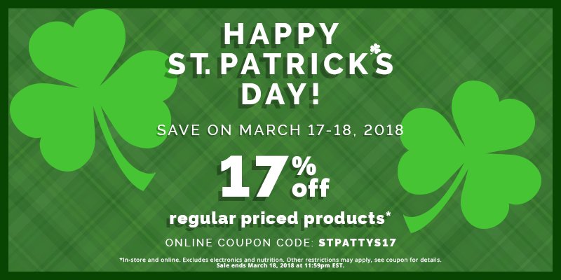 LibertyVRR's tweet photo. Happy St Patrick's Day! https://t.co/su1ZfhO4J8
