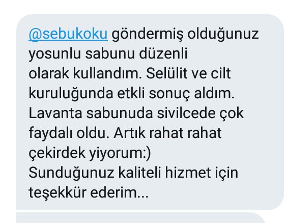 Müşteri memnuniyeti... 😊😊