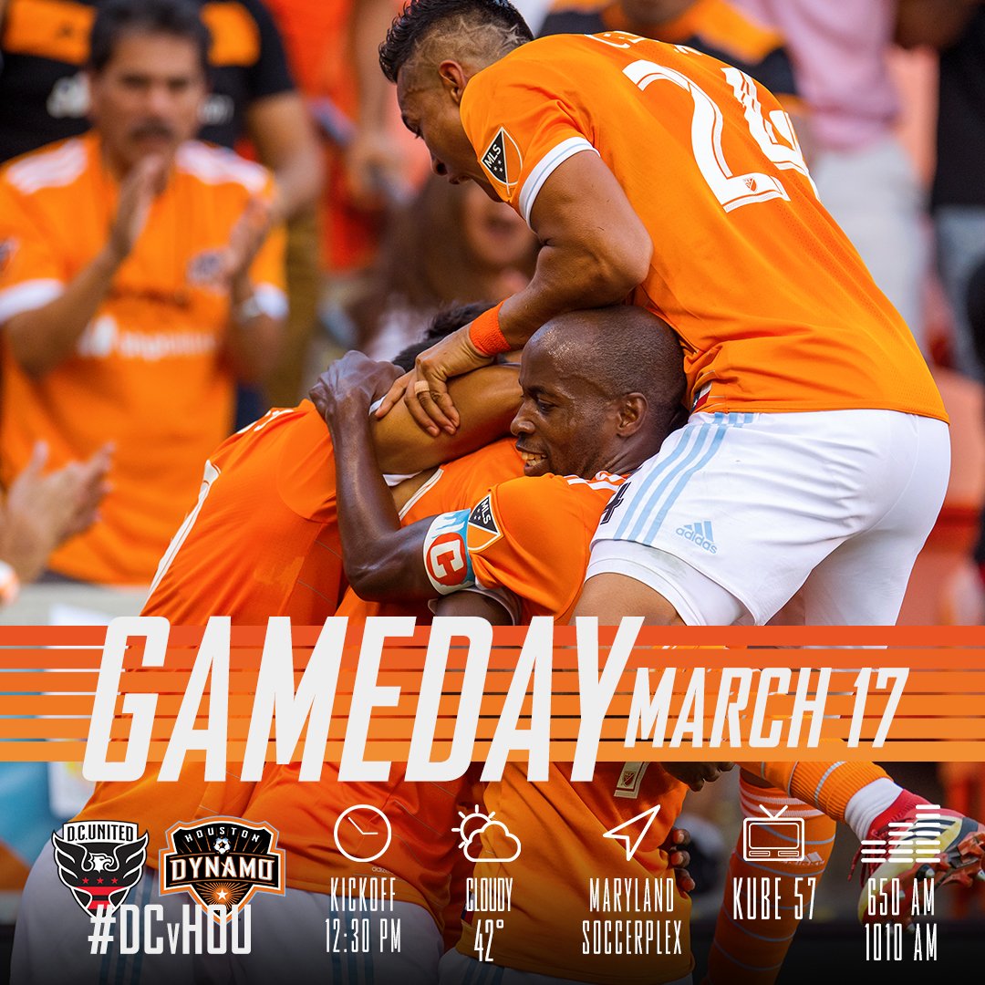 WOOOO IT'S GAMEDAY!!!  Coverage starts at noon on @KUBE57! #DCvHOU #ForeverOrange https://t.co/g17wqilWWd