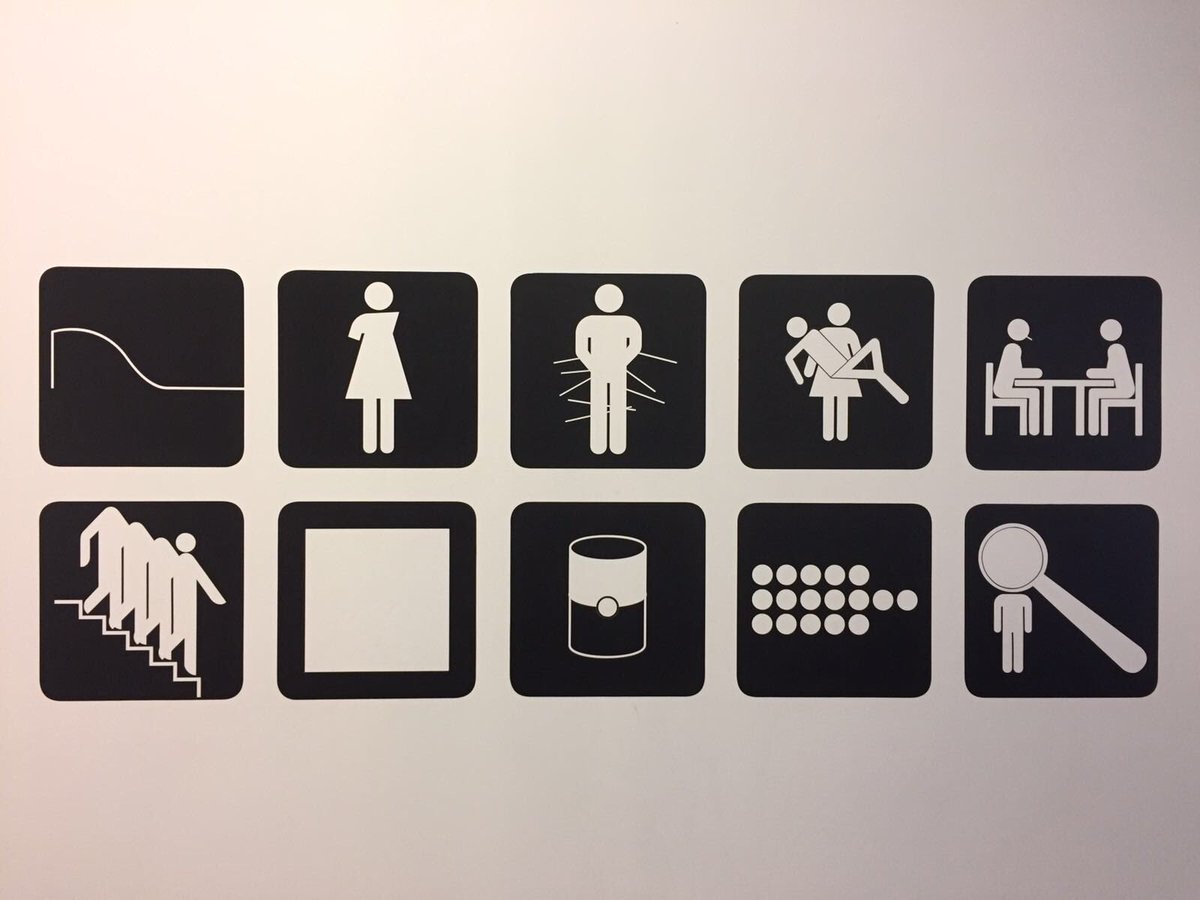 bruntv's tweet photo. #HistoryofArt quiz: Warhol in there, haiku, Cezanne, Michelangelo, self portrait, Venus di milo... #vukcosic @MOCAK_Krakow https://t.co/tgToiuY55g