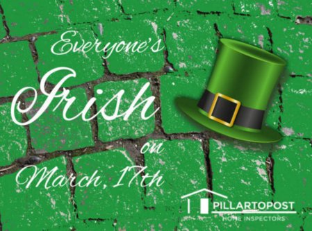 PillarToPostOvi's tweet photo. Happy St. Patrick’s Day from Pillar To Post! #pillartopost #HomeInspection #hometips #homesafety #Orangeville, #Bolton, #DufferinCounty #Caledon, #Shelburne #Mono https://t.co/Uz4FwlhjOg https://t.co/JCcVbebqov