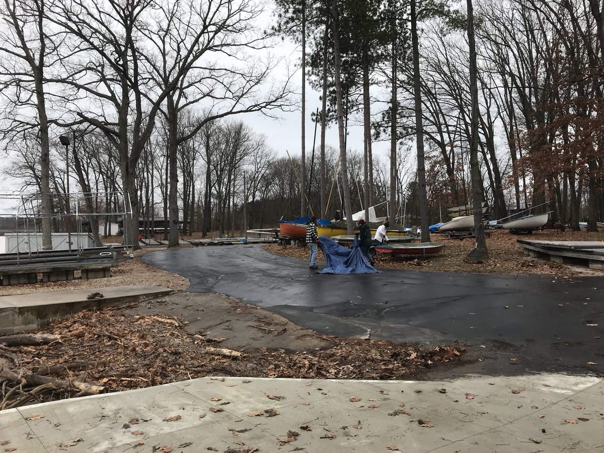 Getting ready for sailing season #workparty