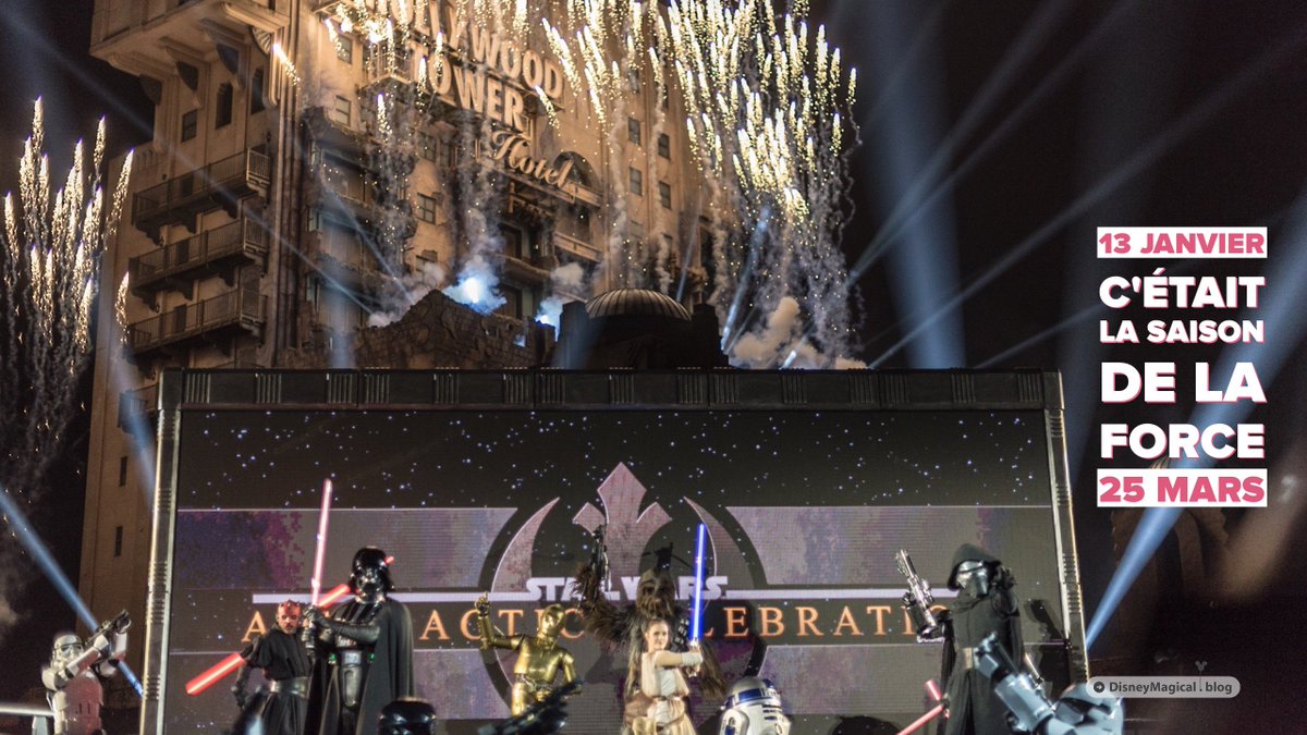 dismagicalblog's tweet photo. C'est dans la boîte ! Clap de fin pour la Saison de la Force, qui se termine ce soir. On a déjà hâte de revenir pour la prochaine ! #FaceTheForce #DisneylandParis https://t.co/A1ASiVMWC6