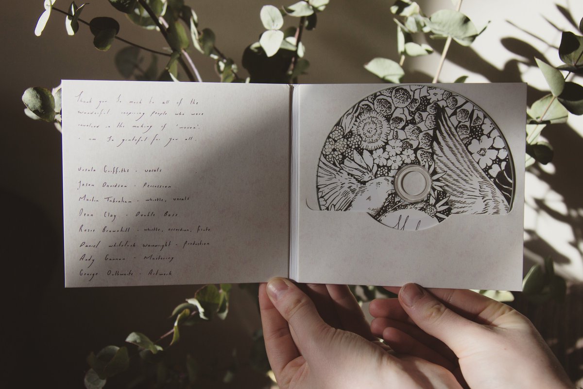 My physical CD's! The beautiful artwork has been designed by <a href="/outhwaitegeorge/">George Outhwaite</a> - I am so grateful.