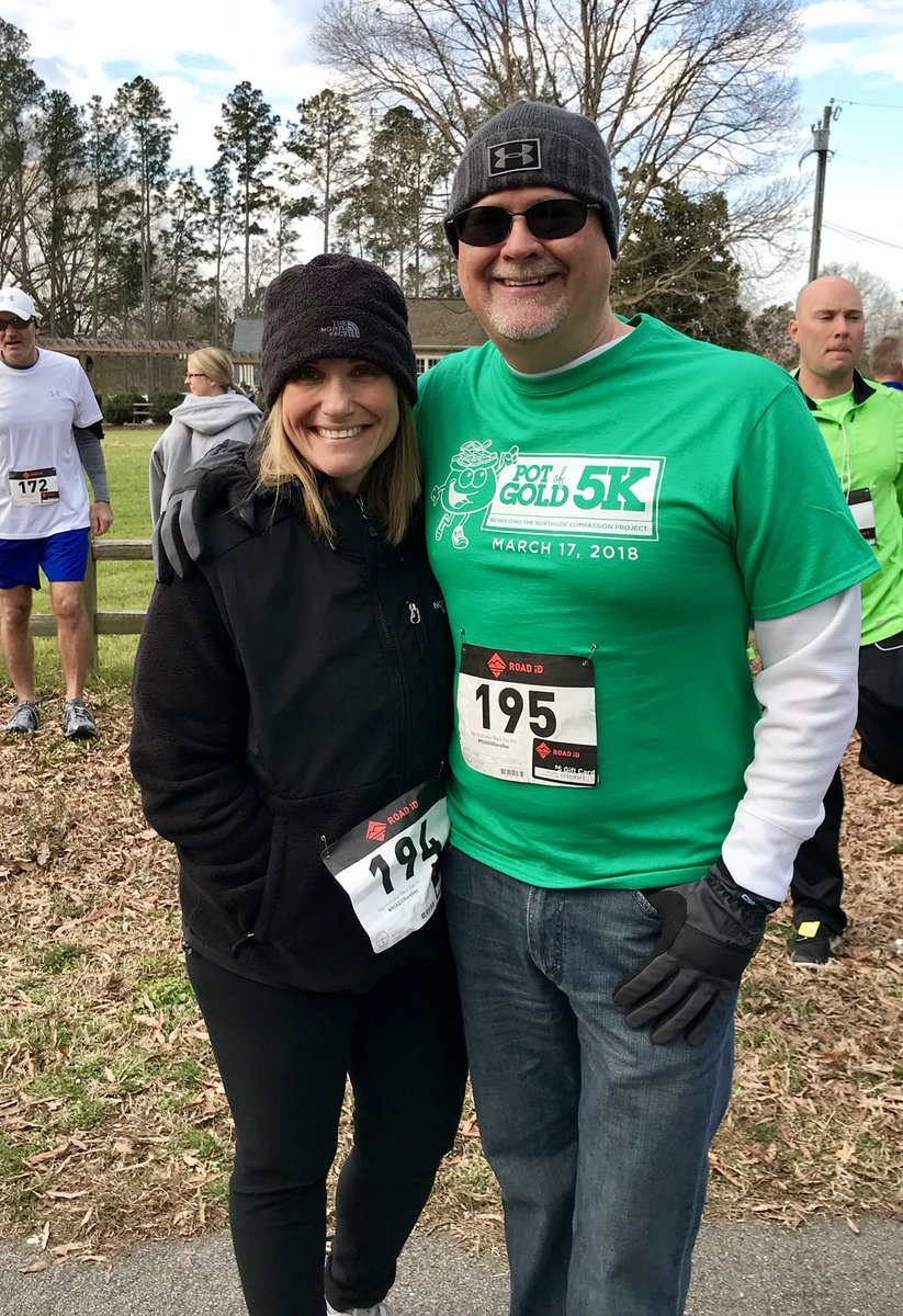 mikewheless's tweet image. Fun #stpatricksday helping raise 💰 for the #NorthsideChurch’s #CompassionProject today! (Note-there was some actual running). #PotofGold5K