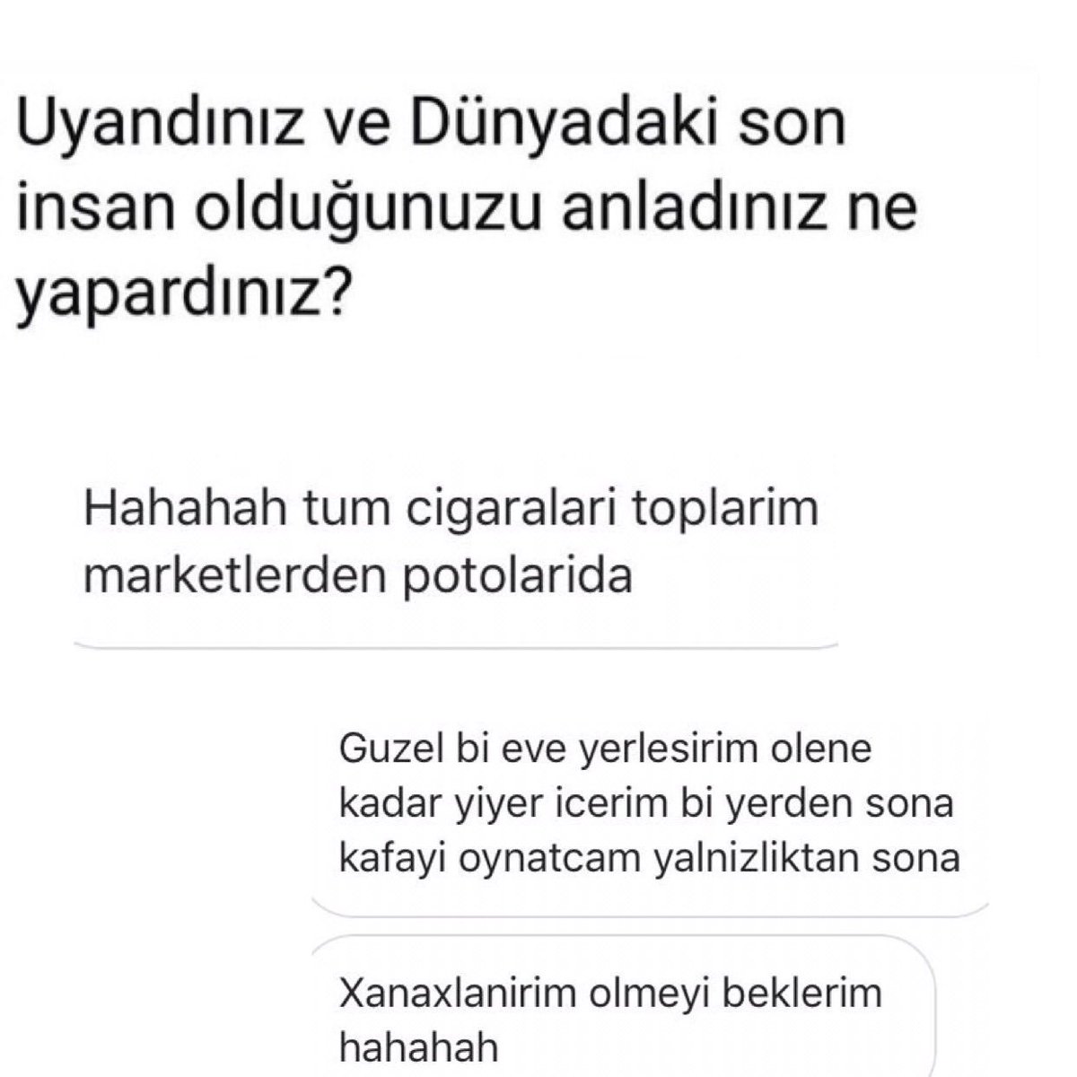 Tam anlamıyla ben; ama zaten benim