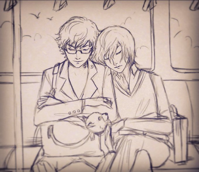 If we lived again 🌥
.
#persona5 #p5 