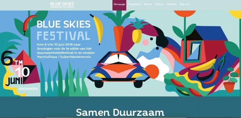 Blue Skies Festival
6 t/m 10 juni in #Groningen