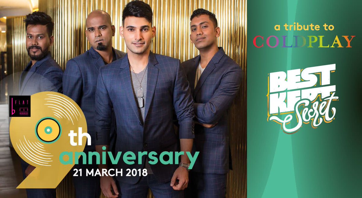 Celebrate with us as bFLAT turns 9 this March 21. Paying tribute to Coldplay hit songs is Best Kept Secret. Get your tickets here -
buff.ly/2GASxlW