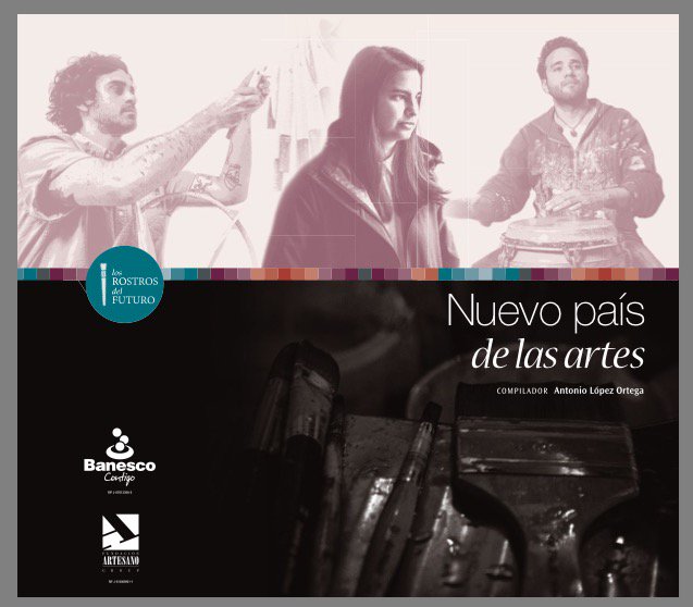 Banesco's tweet photo. Estamos presentando el libro digital: Nuevo país de las artes, de la colección: Los rostros del futuro del Fondo Editorial Banesco. Junto a Antonio López Ortega, compilador del libro y @NorbertoJMendez , VP de Comunicaciones y RSE de Banesco #RSE #FILCAR2018 https://t.co/0jh29qRmu9