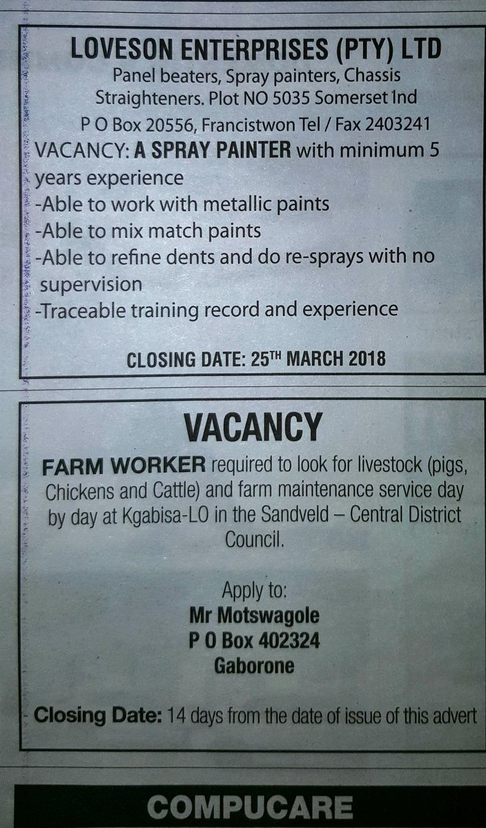 BW Job Opportunities (@BW_Jobs) / Posts / X