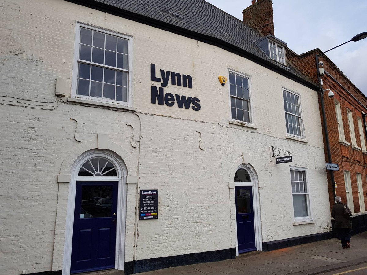 allsignskl's tweet photo. New signage for lynn news mixture of stand off letter, printed acrylic panel and hanging Sign... https://t.co/6KuStotoT5