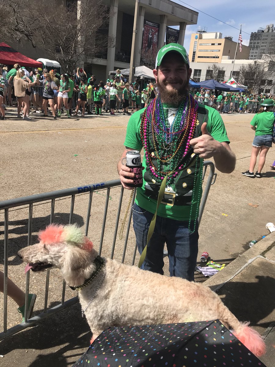 JxnFreePress's tweet photo. #doghawk at #halsstpaddys #jxn https://t.co/rYEmmRSLco