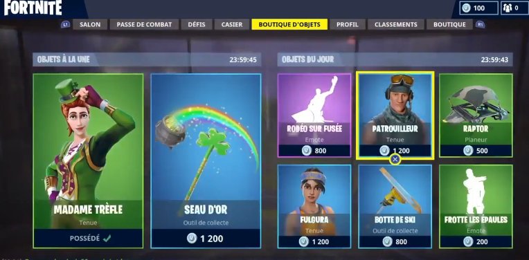 ShopFortnite's tweet photo. 🧐 Boutique D'aujourdhui 🧐 https://t.co/EXRnQXIcMq