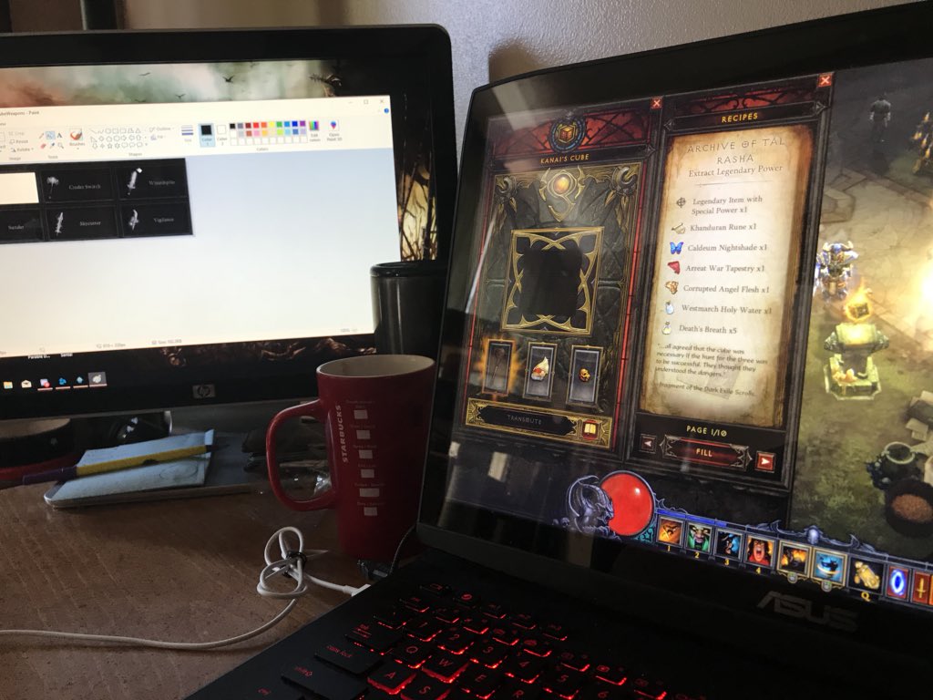 bizzargirl's tweet photo. @dansw4 True but I only used it for a second monitor. I used a Gaming laptop. https://t.co/zEh9gojymS