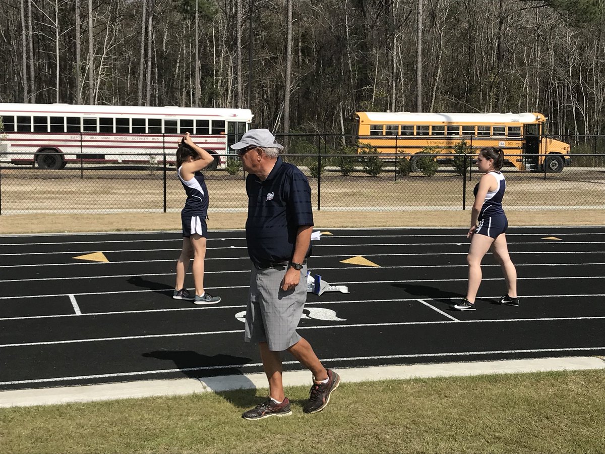 Track going strong. <a href="/TkaiDeVore/">Tkai DeVore</a> has won her heat in 100 and 200