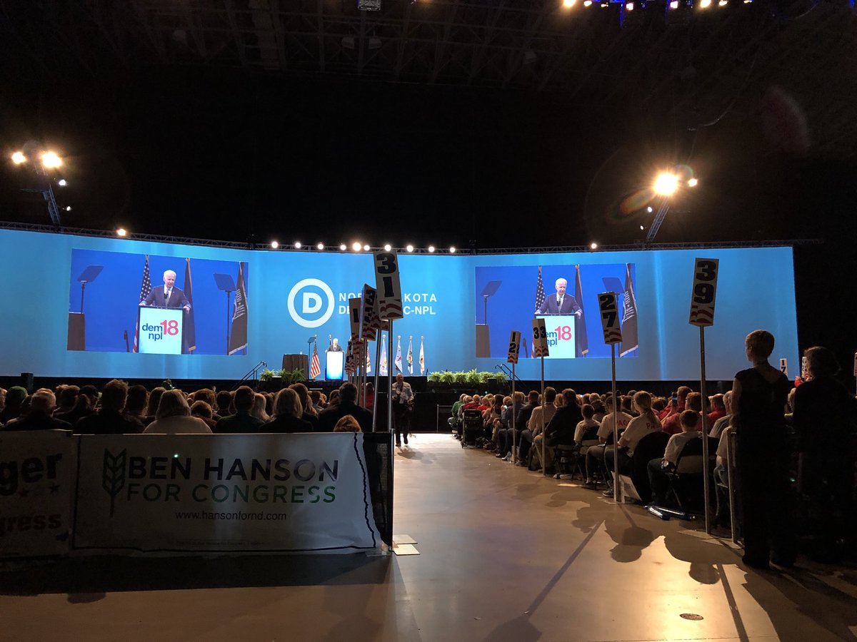 hansonfornd's tweet photo. .@joebiden is in the House! #DemNPL18 https://t.co/y7X9Jhq0ya