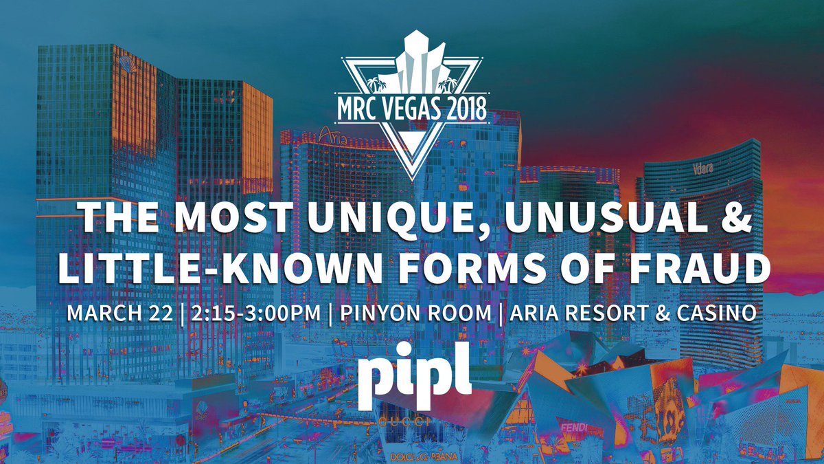 Get the inside scoop on unique fraud emerging in Brazil and in marketplaces like <a href="/TicketNetwork/">TicketNetwork</a> in Vegas @MerchRisk next week. Register for our panel and learn from experts combating these fraudsters. #MRCVegas18