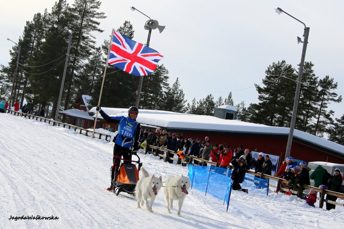Proud moment representing GB at World Sled Dog Championship in Sveg Sweden #teamgb #mushing #proud