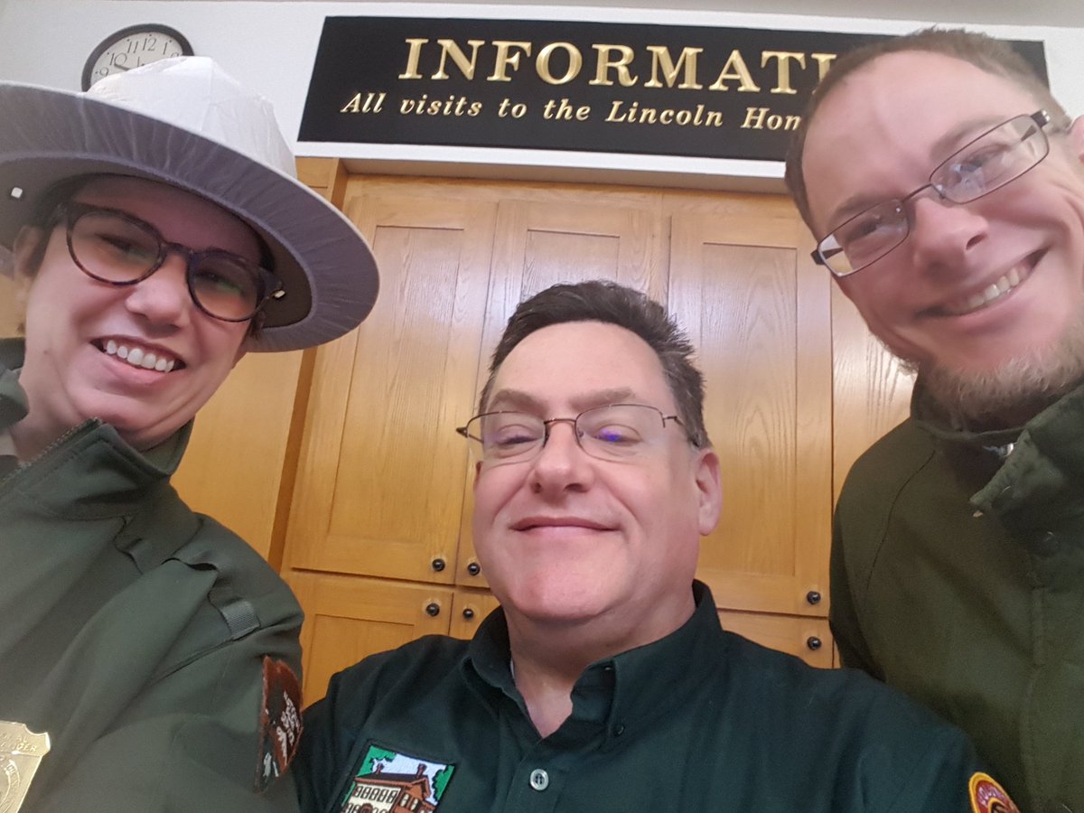 Forgot it was #StPatricksDay2018 , wore green anyways. #NPSrangers #NPSvolunteers.