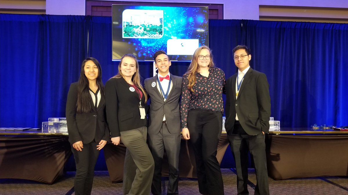 OPS_BensonDECA's tweet photo. So much work done behind the scenes for a state officer campaign. @FooseTrey had a great team. Congrats to you as well @siryoshirocks @mmeerriiaannvv @aaashleeighh and Jazmin Hesiquio! #SCDC18 https://t.co/TBokd8HZpV