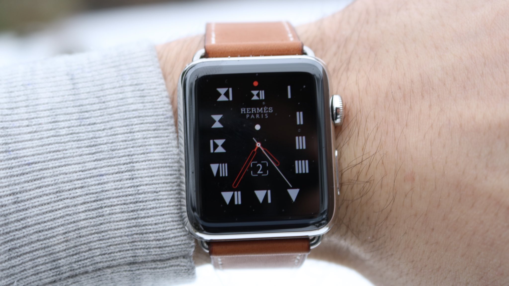 Hermes apple watch top face series 3