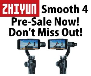 GimbalTest's tweet image. Zhiyun Smooth 4 3-Axis Gimbal Stabilizer now up for pre-sale. Be the first to get one.  amzn.to/2IwUYGN #smooth4 #Zhiyun #Gimbal #deals