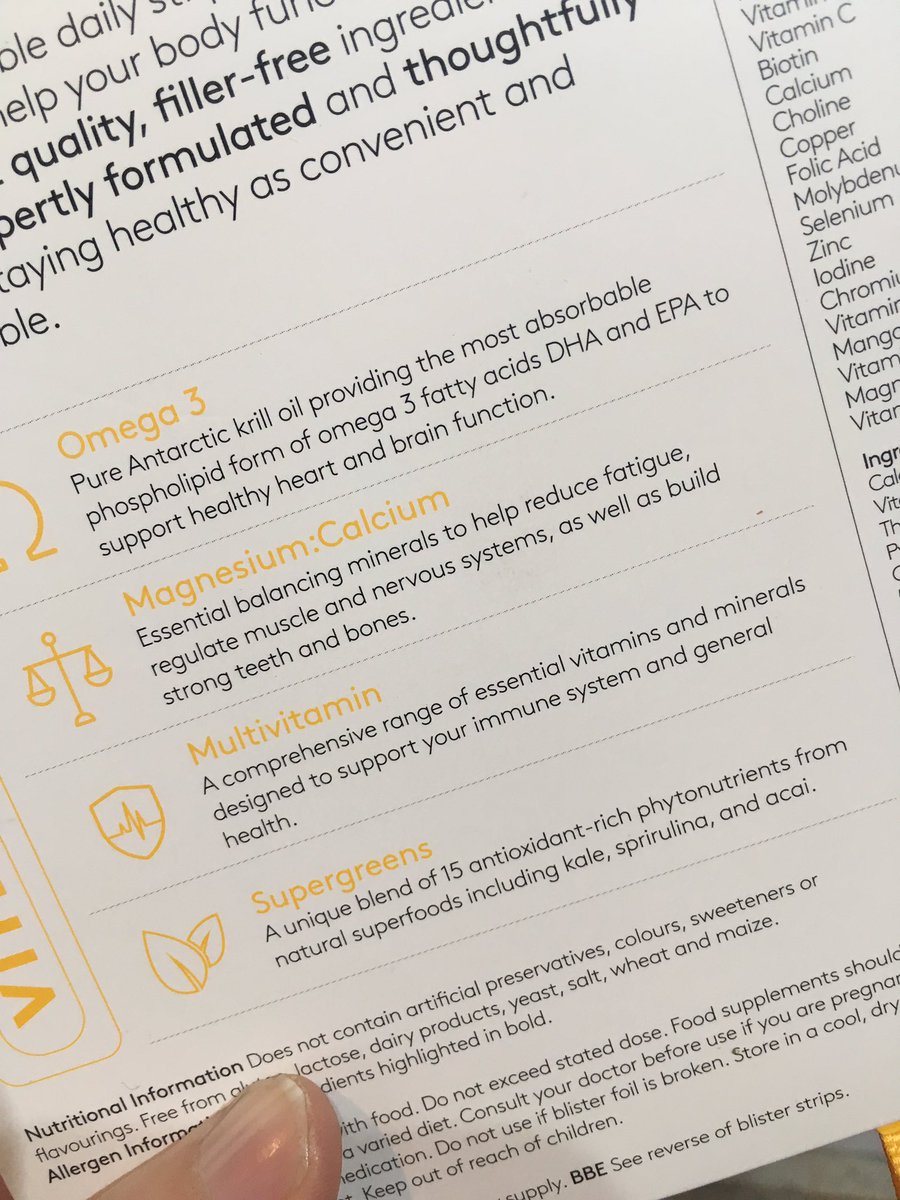 TCHPInfo's tweet photo. Great idea @VITLhealth a months supply of 4 essential vitamins #multivit #omega3 #magnesium &amp; #supergreens 👍🏻 we like your thinking #health https://t.co/a1S8CJ617h